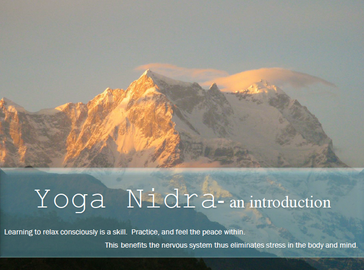 Yoga Nidra an introduction with Maryon Maass Photography: Mt. Chaukumba, Northern India © Maryon Maass